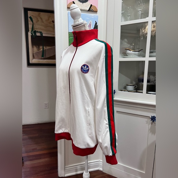 Gucci Adidas White and Red Jacket - Picture 5 of 14